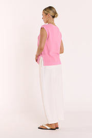 Jasper Knitted Tank - Pink