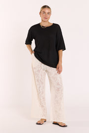 Valerie Pant - Cream Lace