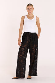 PRE-ORDER Valerie Pant - Black Lace