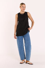 Valerie Tank - Black Lace