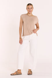 Indi Knitted Top - Sand