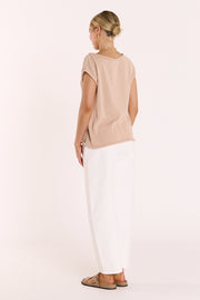Indi Knitted Top - Sand