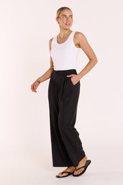 Carmen Cropped Pant - Black
