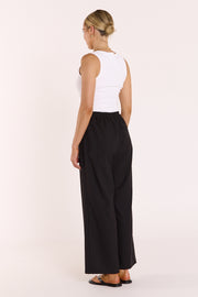 Carmen Cropped Pant - Black