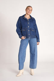 Flo Denim Jacket - Dark Blue