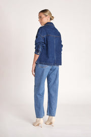 Flo Denim Jacket - Dark Blue
