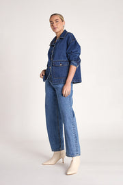 Flo Denim Jacket - Dark Blue