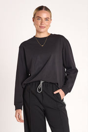 Carter Long Sleeve Tee - Black