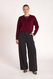 Margot Knit - Burgundy
