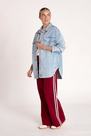 Juno Denim Shacket - Blue