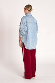 Juno Denim Shacket - Blue