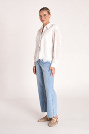Sienna Long Sleeve Shirt - White