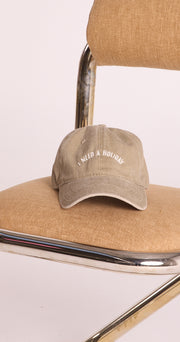 Gigi Washed Denim Cap - Holiday Khaki
