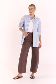 PRE-ORDER Lola Barrel Jean - Chocolate