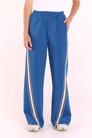 Noah Wide Pant - Blue Twist