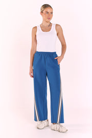 Noah Cropped Pant - Blue Twist