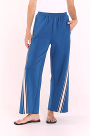 Noah Cropped Pant - Blue Twist