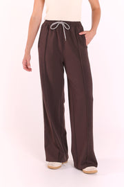 PRE-ORDER Noah Wide Pant - Luxe Dark Chocolate