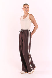 PRE-ORDER Noah Wide Pant - Luxe Dark Chocolate