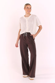 Elsie Crochet Top - Ivory