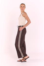 PRE-ORDER Noah Cropped Pant - Luxe Dark Chocolate