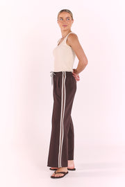 PRE-ORDER Noah Cropped Pant - Luxe Dark Chocolate