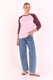 Sloane Tee - Plum Blush