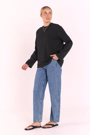 Carter Long Sleeve Tee - Black
