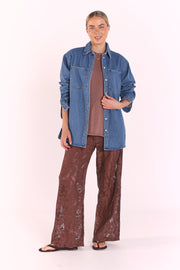 Violet Shirt - Indigo