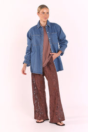 Violet Shirt - Indigo