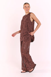 Valerie Pant - Cocoa Lace