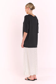 Harper Skirt - Black Spot