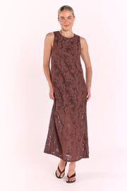 Valerie Dress - Cocoa Lace
