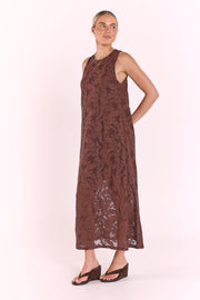 Valerie Dress - Cocoa Lace