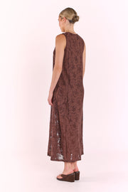 Valerie Dress - Cocoa Lace