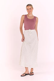 Harper Skirt - Black Spot
