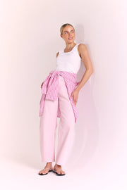 Lola Barrel Jean - Pink