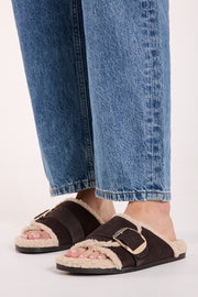 Sweden Flat - Chocolate Suede