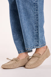 Vorlage Loafer - Taupe Suede