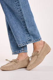 Vorlage Loafer - Taupe Suede