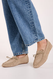 Vorlage Loafer - Taupe Suede