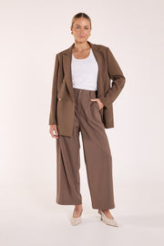 Carmen Cropped Pant - Chocolate