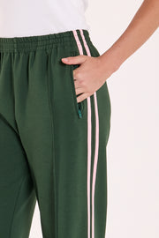 Noah Wide Pant – Forest Pink Stripe