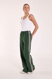 Noah Wide Pant – Forest Pink Stripe