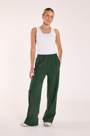 Noah Wide Pant – Forest Pink Stripe