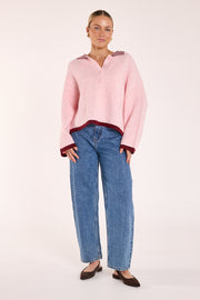 Ember Knit - Pink Burgundy