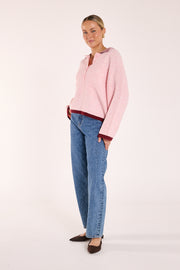 Ember Knit - Pink Burgundy