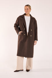 Marlow Coat - Chocolate