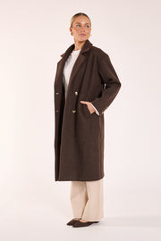 Marlow Coat - Chocolate