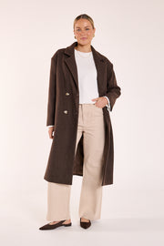 Marlow Coat - Chocolate